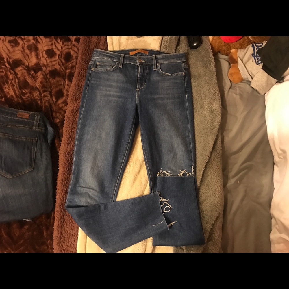 Mid rise ankle skinny joes jeans